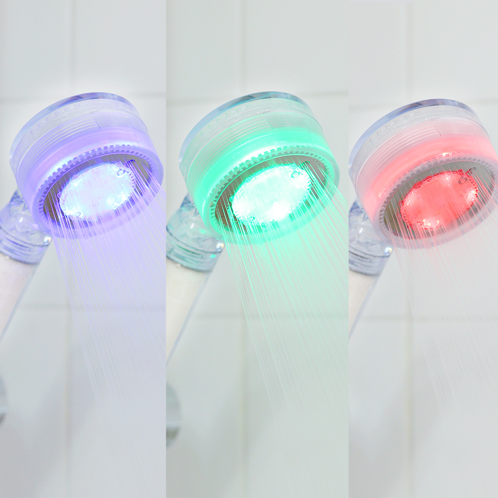 오엘라 온도표시 3색 LED 필터샤워기 OA-FS01