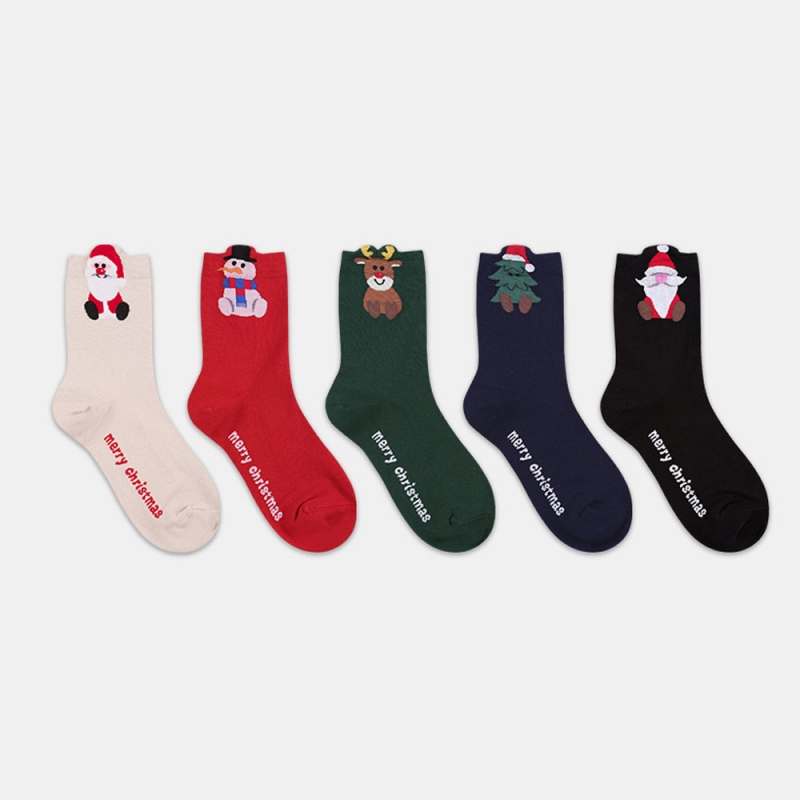 Merry Village Socks