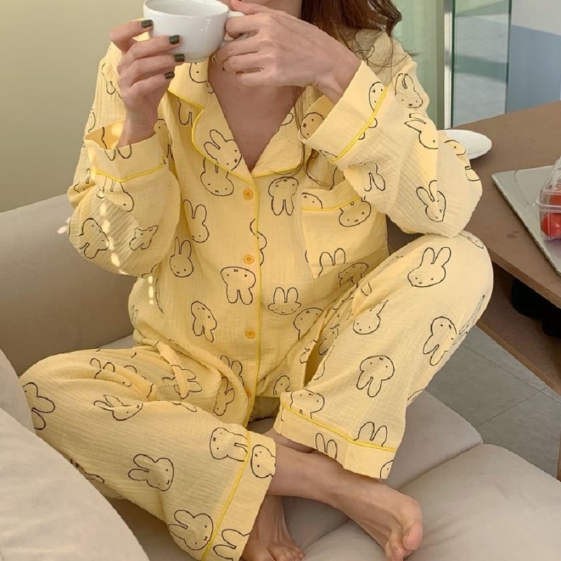 Yellow Rabbit Pajamas